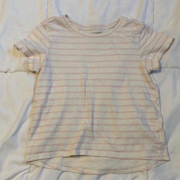 Old Navy Girls T-Shirt Trio - Mint, Cream, and Striped - Picture 8 of 11